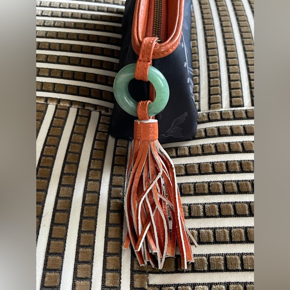 Shanghai Tang Clutch With Leather & Stone Detail - Picture 3 of 9